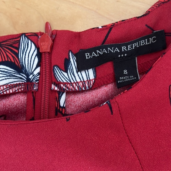 Banana Republic Floral shift dress Size 8 - Picture 3 of 10